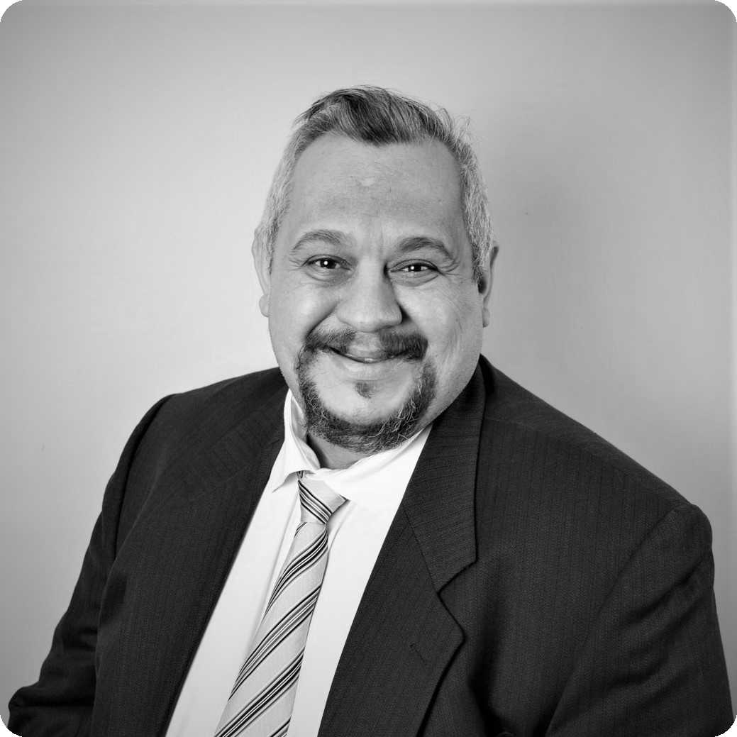 Andrey Belskiy Black and White Headshot